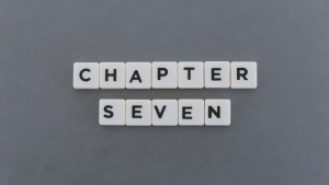 Chapter Seven bankruptcy letter tiles showing how many Chapter 7 bankruptcies get denied concept