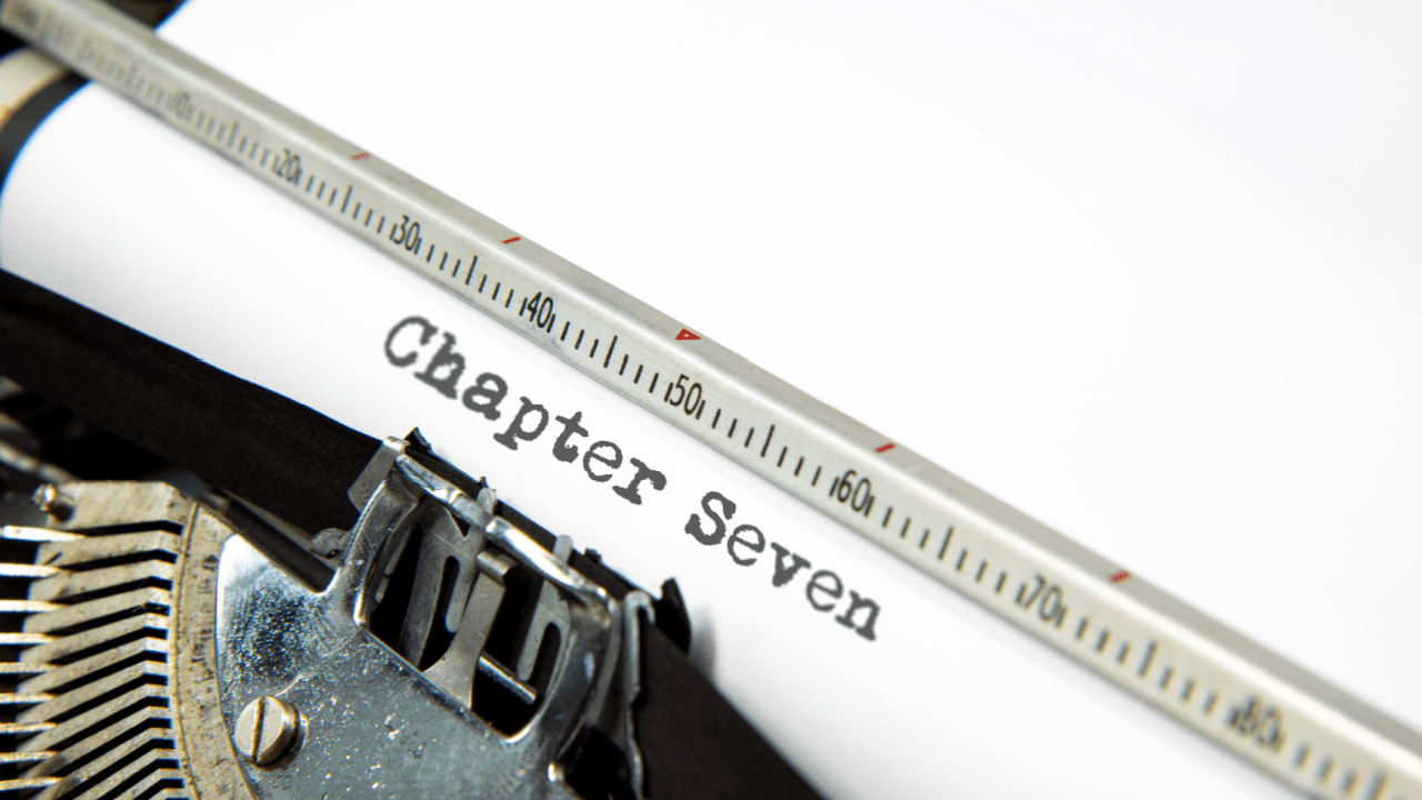 What is better debt consolidation or Chapter 7 bankruptcy decision typewriter