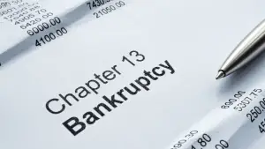 Can you be sued if you file Chapter 13 bankruptcy protection document with financial figures