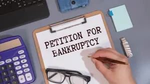Person completing petition for bankruptcy paperwork showing does Chapter 13 ever get denied considerations