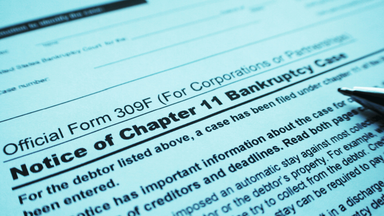what is the downside of chapter 11 bankruptcy form